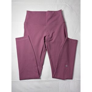 Lululemon Align High Rise Leggings 25 Mauve Plum Pink Size 6